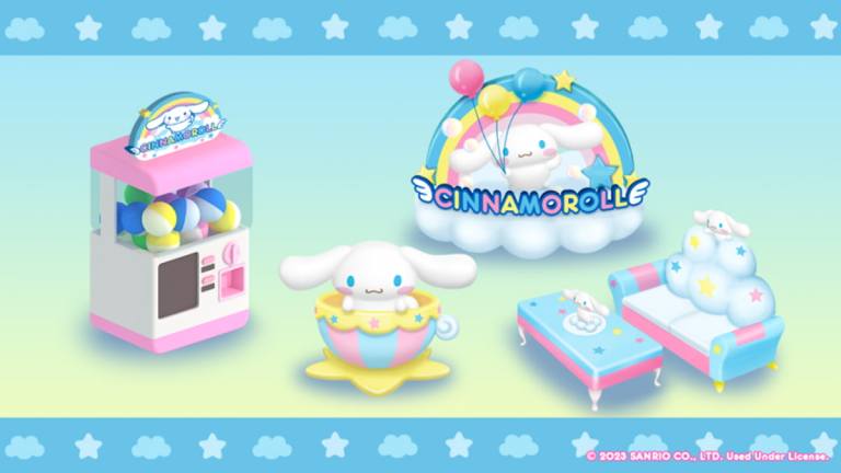 Comment obtenir l'avatar Cinnamoroll Hat gratuit dans My Hello Kitty Cafe - Roblox