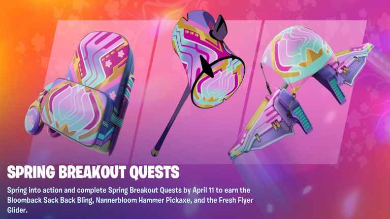 Toutes les quêtes et récompenses Fortnite Spring Breakout