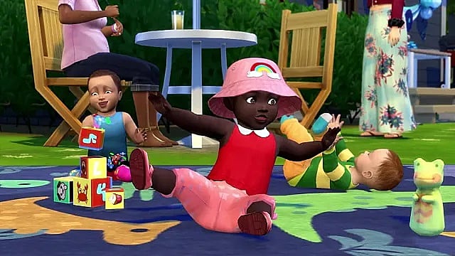 Les Sims 4 : comment passer du temps sur le ventre avec des bébés
