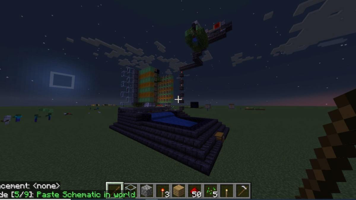 Construction de la ferme en bois Minecraft 1.19