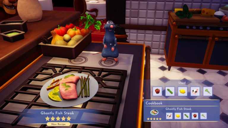 Comment faire un steak de poisson fantomatique dans Disney Dreamlight Valley