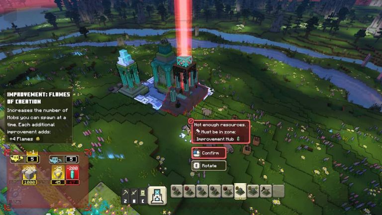 Comment obtenir la flamme de la création dans Minecraft Legends