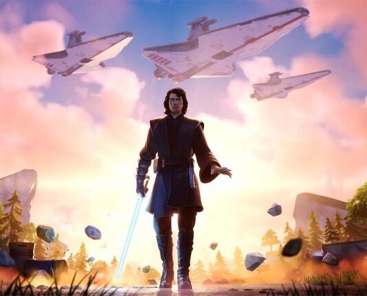 Anakin Skywalker en tête d'affiche du prochain crossover Fortnite x Star Wars
