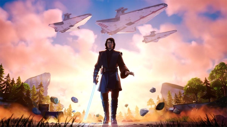 Anakin Skywalker en tête d'affiche du prochain crossover Fortnite x Star Wars