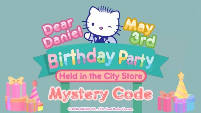 Comment obtenir le code d'anniversaire de Dear Daniel dans My Hello Kitty Cafe - Roblox
