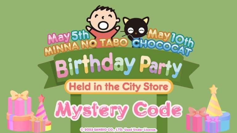 Comment obtenir le code d'anniversaire Chococat x Minna No Tabo dans My Hello Kitty Cafe - Roblox