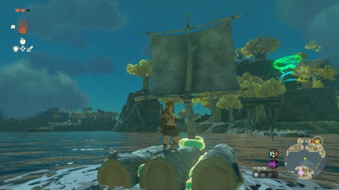 Zelda Tears of the KINGdom : comment fabriquer un bateau et traverser le lac
