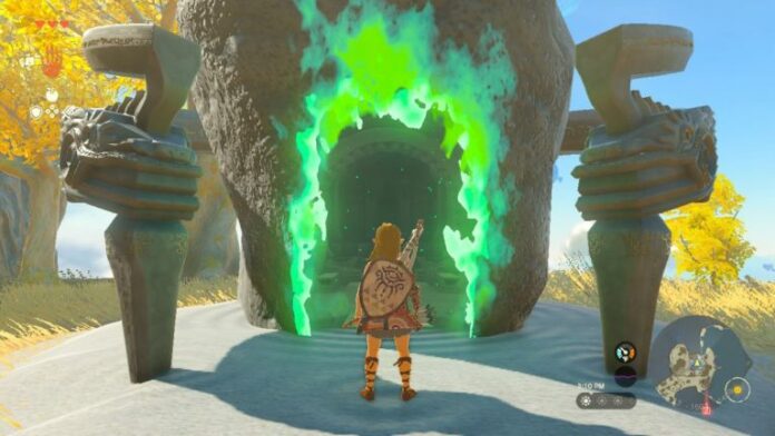 Zelda Tears of the Kingdom In-Isa shrine door