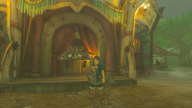 Zelda Tears of the Kingdom extérieur Stablehand counter