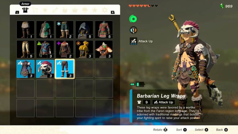 Meilleure armure DPS dans Zelda Tears of the Kingdom et où l'obtenir (TOTK)