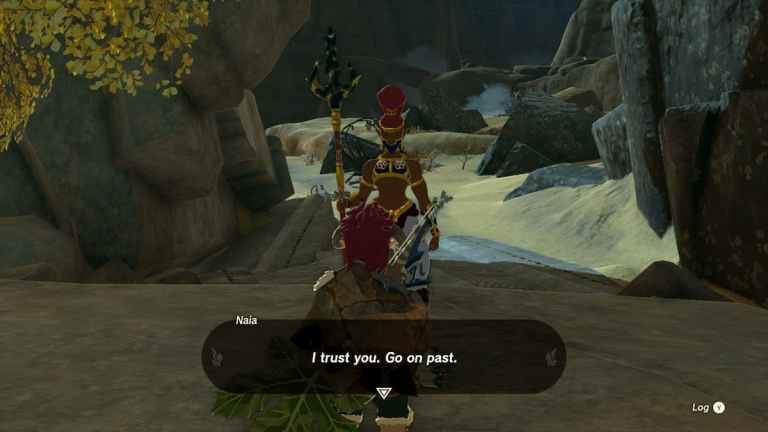 Comment entrer dans Gerudo Canyon (Questions Naia) Dans Zelda Tears of the Kingdom (TOTK)