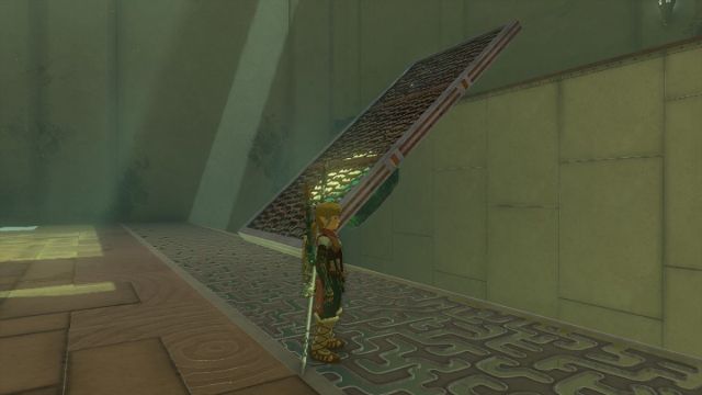 Zelda Tears of the Kingdom Ihen-a Shrine Midair Perch Puzzle deuxième rampe de solution