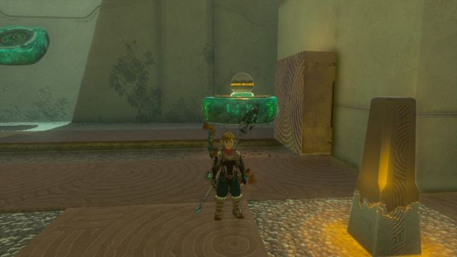 Zelda Tears of the Kingdom Ihen-a Shrine Midair Perch Puzzle solution finale du puzzle