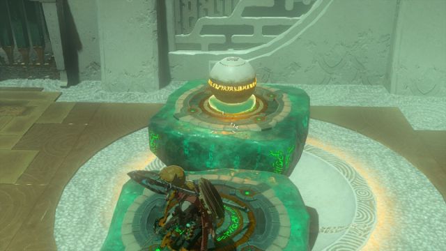 Zelda Tears of the Kingdom Ihen-a Shrine Midair Perch Puzzle solution finale plates-formes flottantes