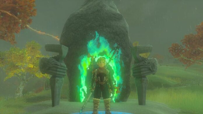 Zelda Tears of the Kingdom Jochi-iu Shrine Courage to Pluck entrance