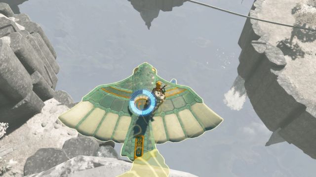 Zelda Tears of the Kingdom Zonai Wings avec capacité de rappel hors montagne
