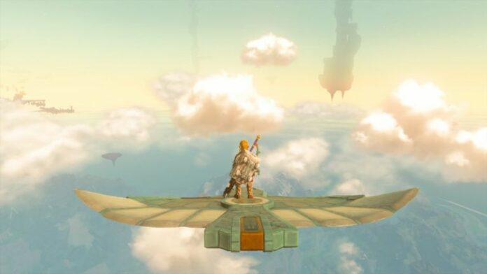 Zelda Tears of the Kingdom Zonai Wings Flying