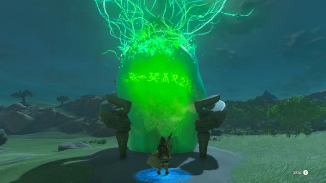 Zelda Tears of the Kingdom Sanctuaire d'Usazum Sanctuaire d'achèvement du cristal de montagne Satori
