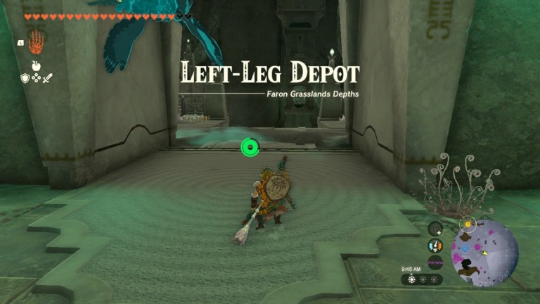 Comment terminer le dépôt de la jambe gauche dans Zelda: Tears of the Kingdom (TotK)