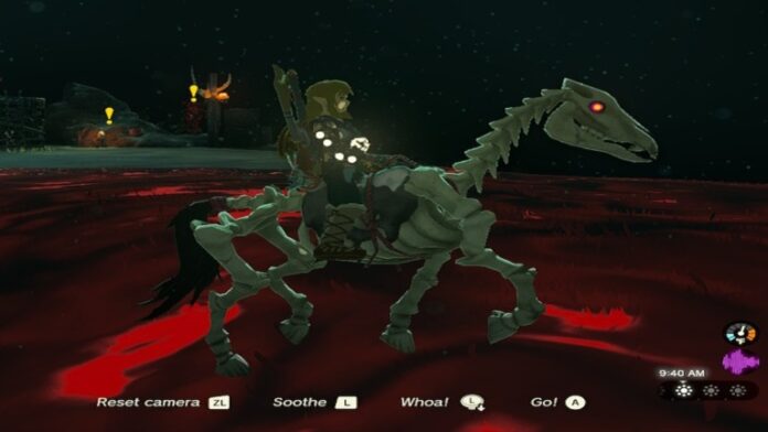 Zelda: Tears of the Kingdom - Où trouver des chevaux squelettes tôt

