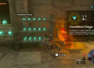 Que faire des charges cristallisées dans TOTK (Zelda Tears of the Kingdom) ?
