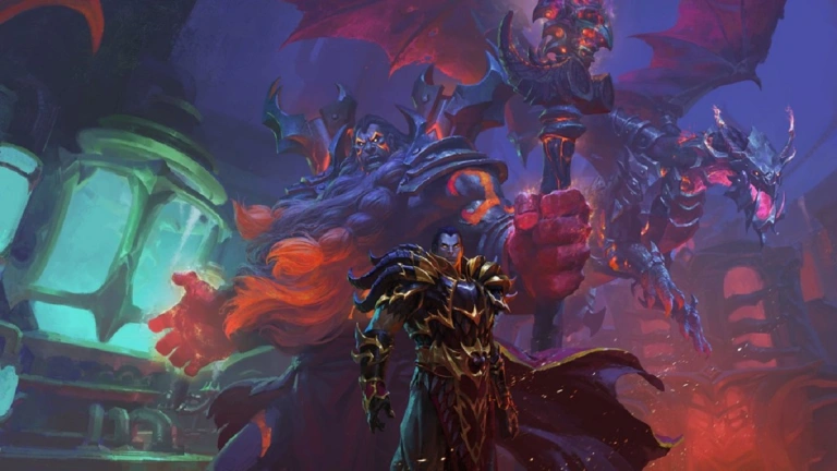 Embers of Neltharion key art from WoW Dragonflight