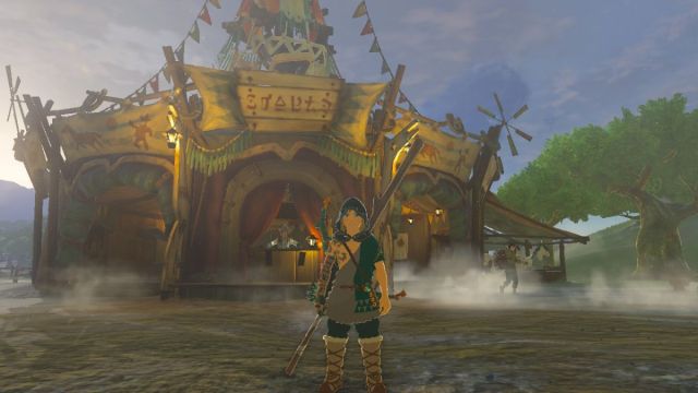 Entrée de l'écurie Zelda Tears of the Kingdom Riverside
