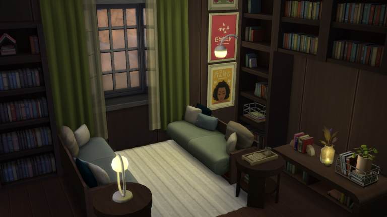 Tout ce qui est inclus dans le kit Book Nook dans les Sims 4