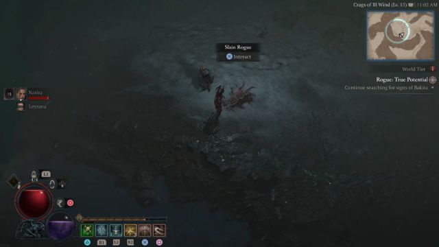 Diablo 4 Rogue True Potential tue la zone transversale des voleurs