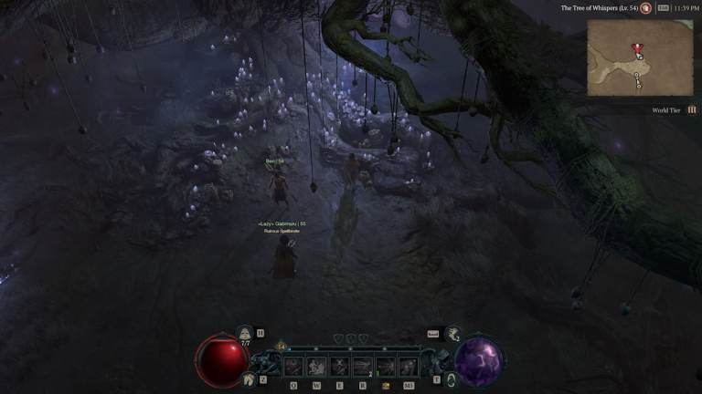 Quelle cache dois-je choisir parmi l'Arbre des murmures dans Diablo 4 ?