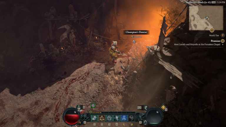 Champions Demise Location Diablo 4 - Guide du meilleur donjon agricole