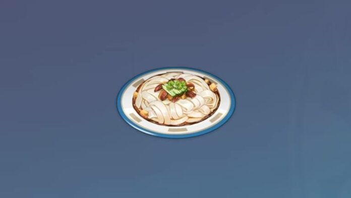 Le plat spécial de Chongyun et comment le cuisiner dans Genshin Impact - Nouilles froides aux délices de la montagne
