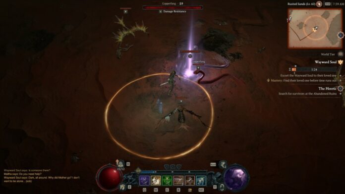 Quels sont les ennemis violets brillants dans Diablo 4 ?
