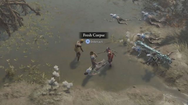 Diablo 4 Dead in the Water cadavre frais 