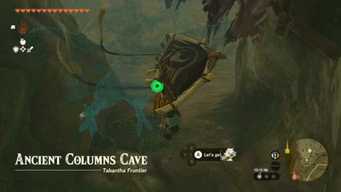 Comment trouver l'emplacement de la grotte des anciennes colonnes dans Zelda TOTK (Tears of the Kingdom)
