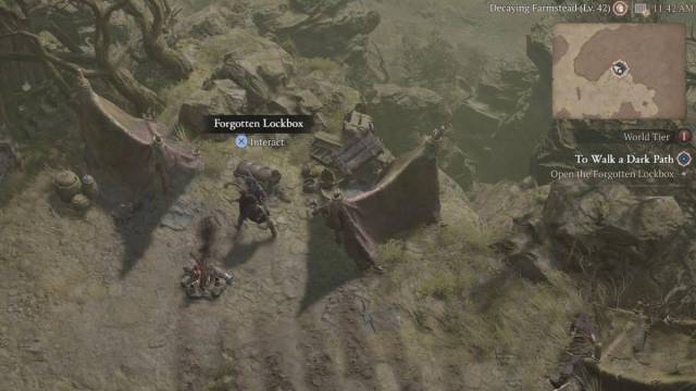 Guide de quête Diablo 4 To Walk a Dark Path Coffret oublié