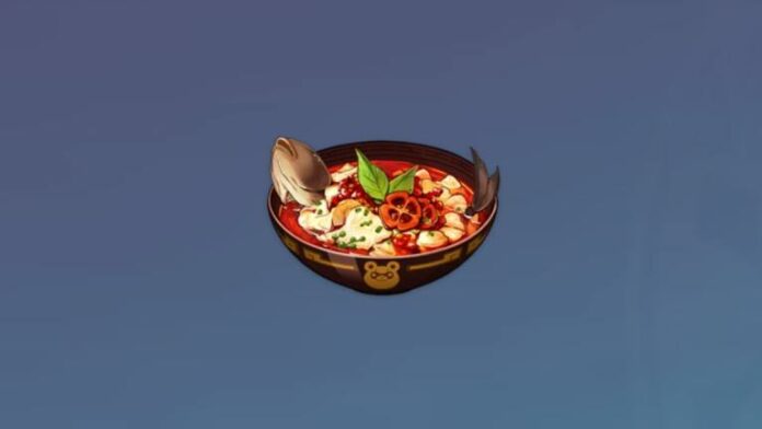Le plat spécial de Xiangling et comment le cuisiner dans Genshin Impact - Poisson bouilli du restaurant Wanmin
