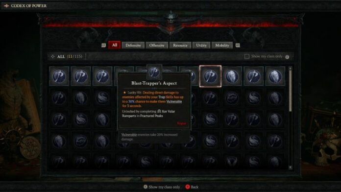 Diablo 4: Comment obtenir l'aspect Blast-Trapper

