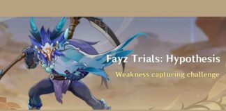 Guide de l'événement Genshin Impact Fayz Trials Hypothesis

