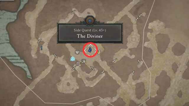 Comment terminer la quête The Diviner à l'emplacement de Diablo 4 Scholar Yuein