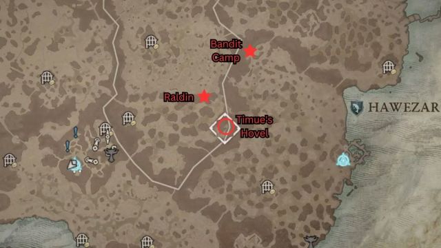 Diablo 4: Comment compléter l'emplacement du camp de bandits Swamp's Protection