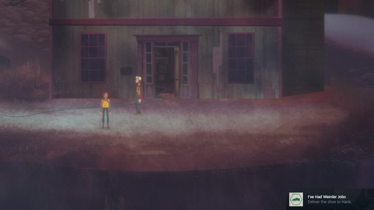 Oxenfree 2 J'ai eu la réalisation de Weirder Jobs - Comment aider Hank