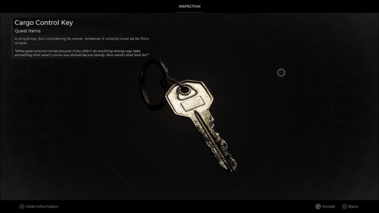 Remnant 2 Cargo Control Key - Où trouver, comment utiliser