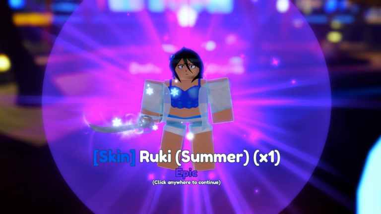 Tous les skins d'été dans Anime Adventures - Roblox