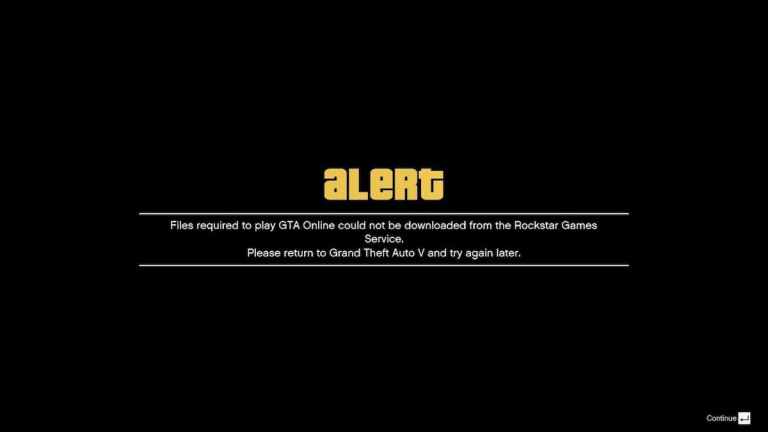 Comment réparer l'erreur GTA Online "Fichiers requis pour jouer" (résolu)