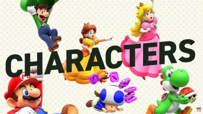 Tous les personnages jouables dans Super Mario Wonder
