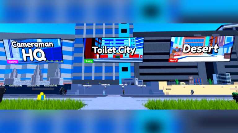 Toutes les cartes dans Toilet Tower Defense (TTD) - Roblox