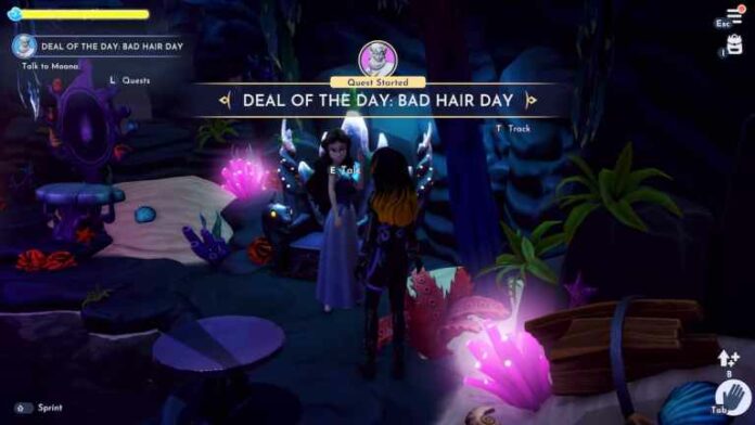 Comment terminer Bad Hair Day (offre du jour d'Ursula) dans Disney Dreamlight Valley
