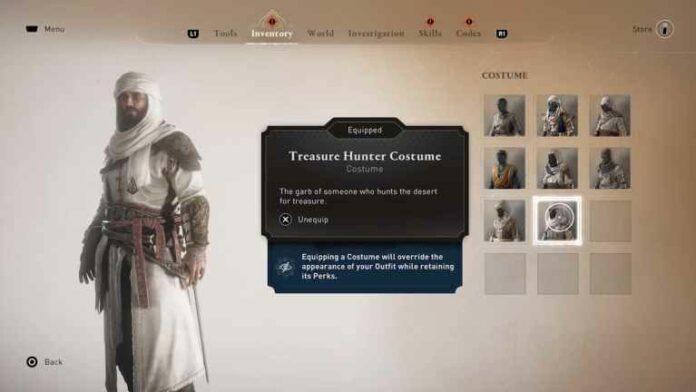 Assassin's Creed Mirage : Comment obtenir un costume de chasseur de trésor
