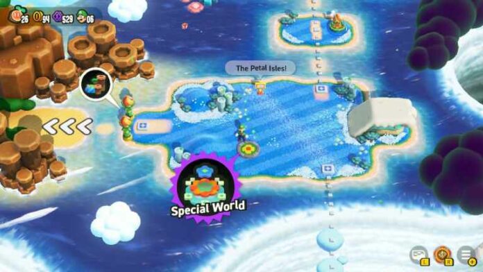 Super Mario Bros. Wonder : entrées spéciales dans le monde
